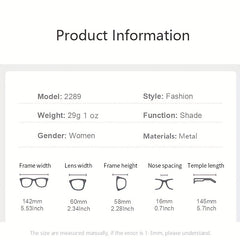 Rhinestone Rimless Oversized Square Sunglasses Women's Shades