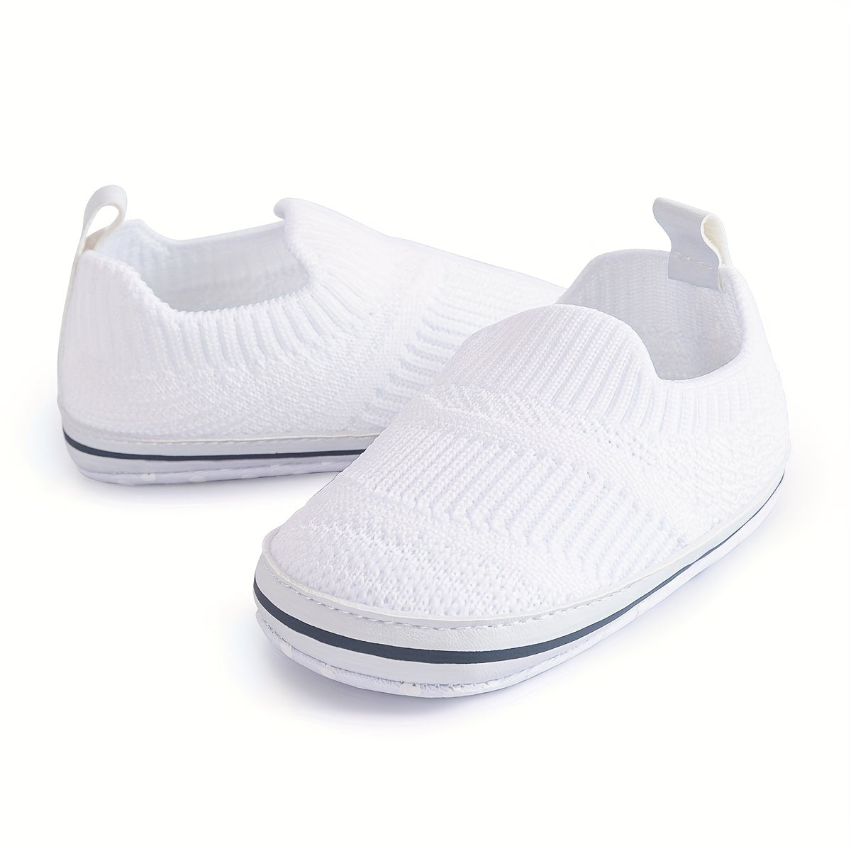 Breathable Slip On Woven Shoes For Baby Girls Lightweight Non slip Shoes