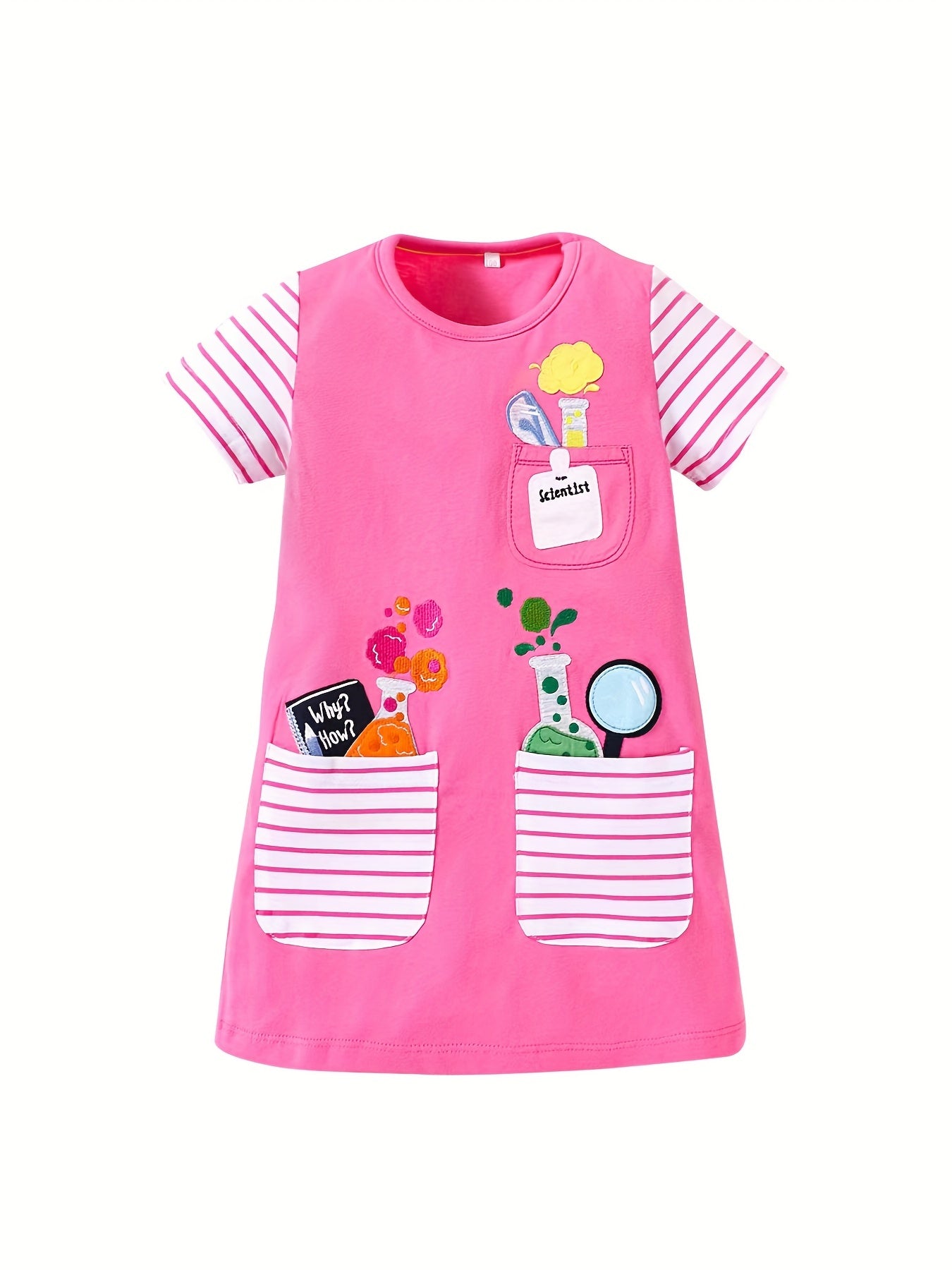 Baby Girls Cartoon Print Dress Clothes