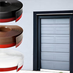 Garage Door Seal Top/Side Strip 16 4FT 5M Brown Weather Stripping