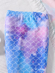 Kids Mermaid Tail Bikini Bottom Costume Swimwear
