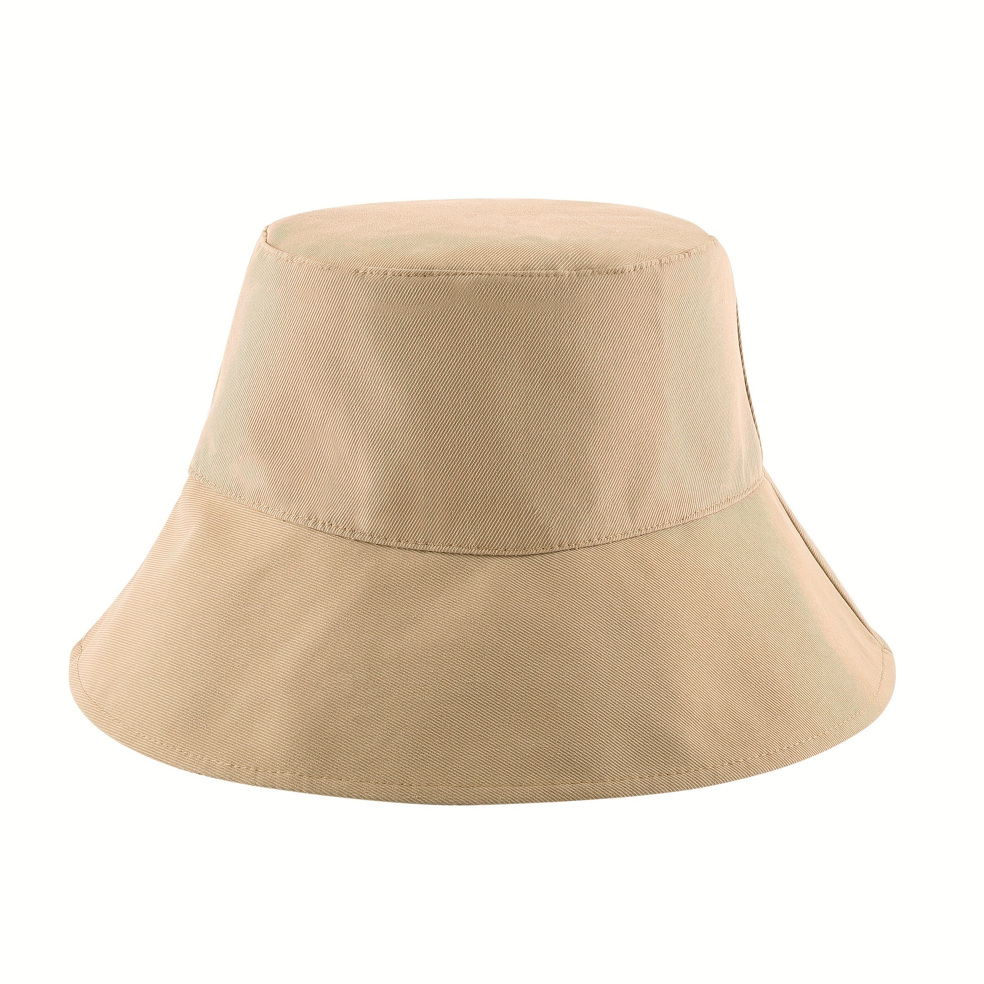 Reversible Bucket Hat Solid Sunscreen Fisherman Cap