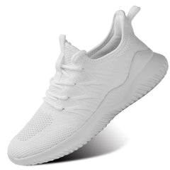 Breathable Knitted Platform Sneakers for Women - Running Shoes