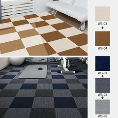 20pcs Modern Style Carpet 30x30cm Self Adhesive Ground Mat Decor