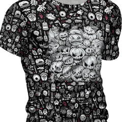 Halloween Style Pumpkin 3D Print Men's Graphic T shirt Causal Comfy Tees
