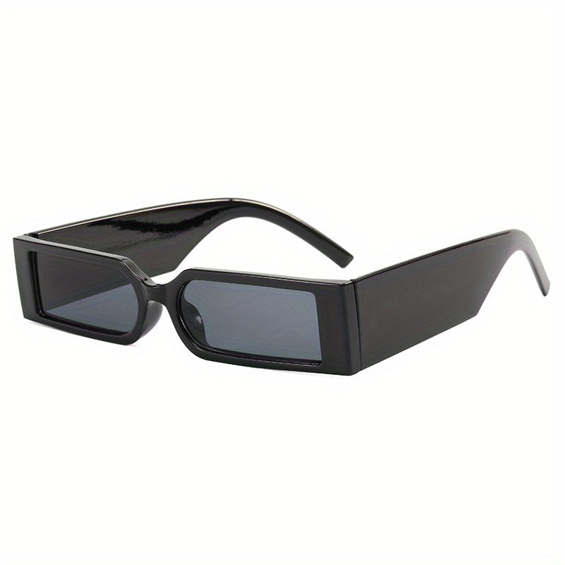 Square Rectangle Small Frame Sunglasses Vintage Retro Tinted Lens Sun Glasses