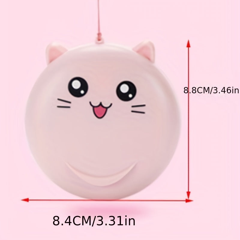 Portable Folding Makeup Mirror With Mini Fan LED Light Fill Beauty Makeup Mirror