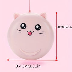 Portable Folding Makeup Mirror With Mini Fan LED Light Fill Beauty Makeup Mirror