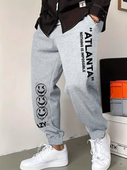 Men's Drawstring Sweatpants Loose Fit Casual Joggers