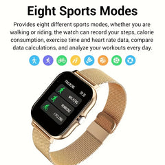 Smart Sports Watch Health Monitoring Message Reminder Music Control IOS Android