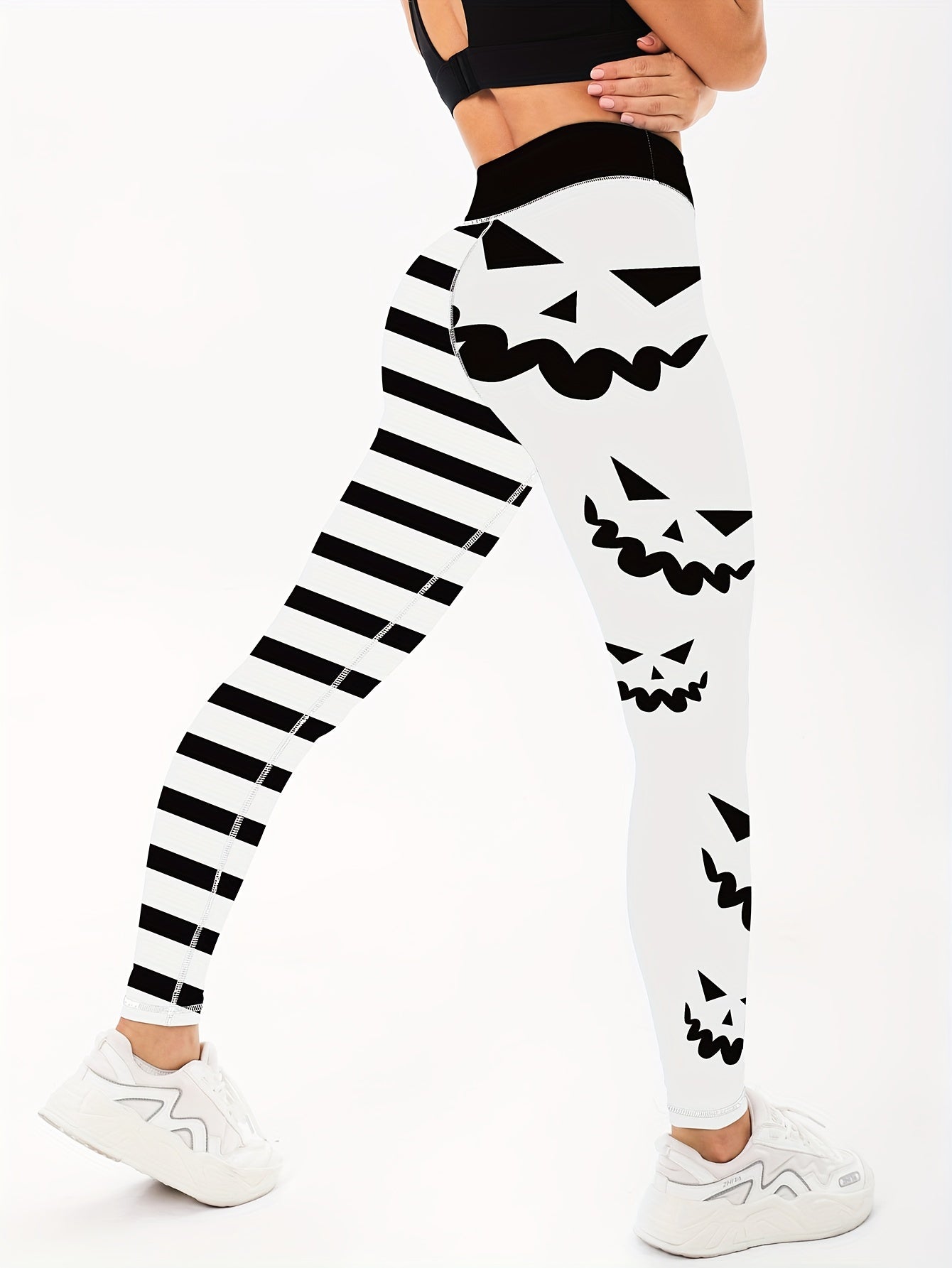 Halloween Printed Yoga Leggings Women's Activewear