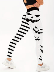 Halloween Printed Yoga Leggings Women's Activewear