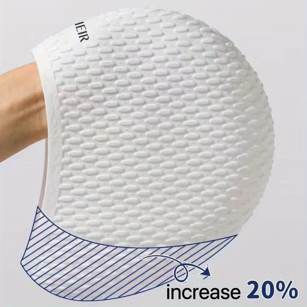 Waterproof Silicone Swimming Cap for Short and Long Hair