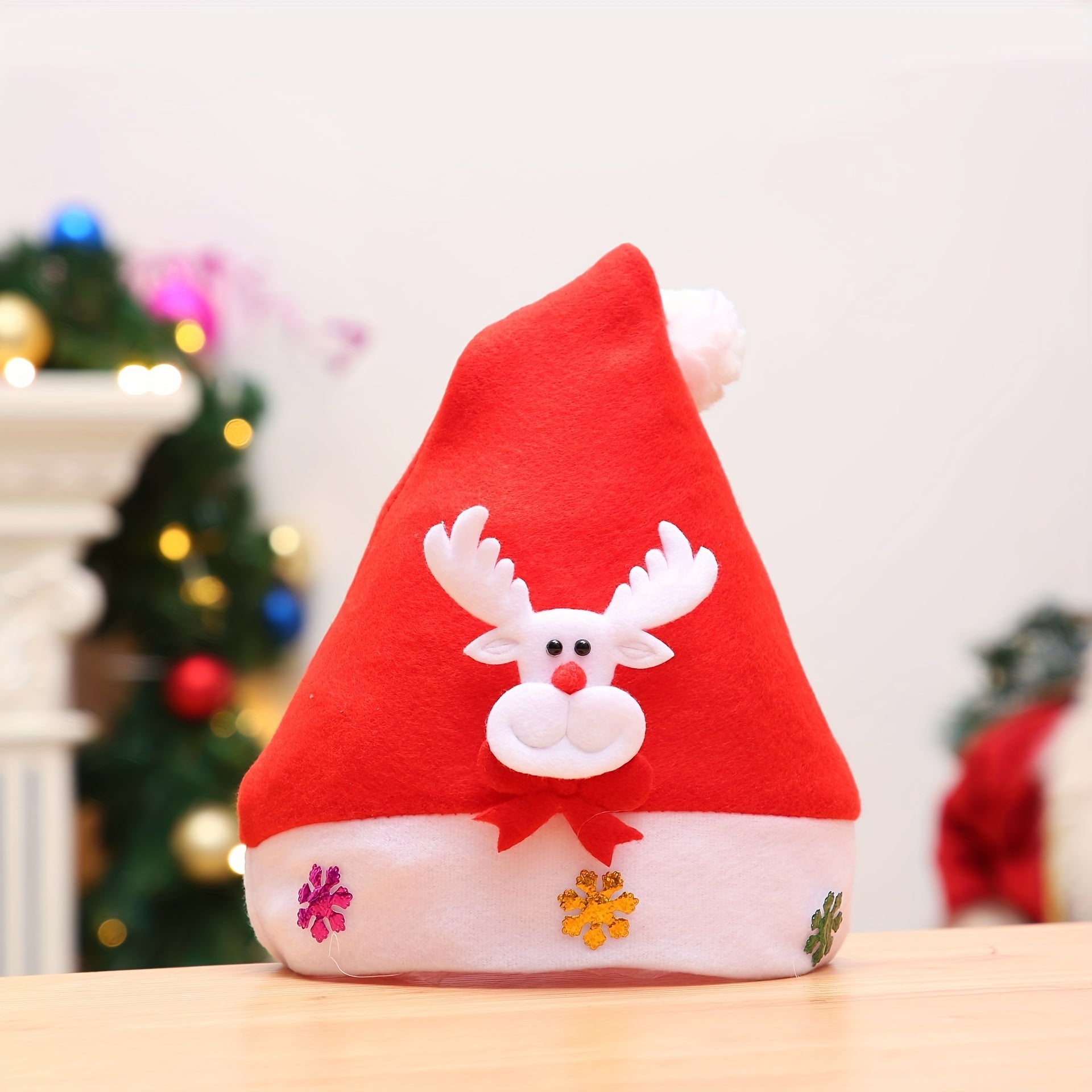 Classic Christmas Hat Snowman Elk Santa Decors Halloween Cosplay Props