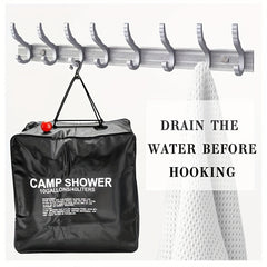 40L Solar Shower Bag for Camping Hiking Travel
