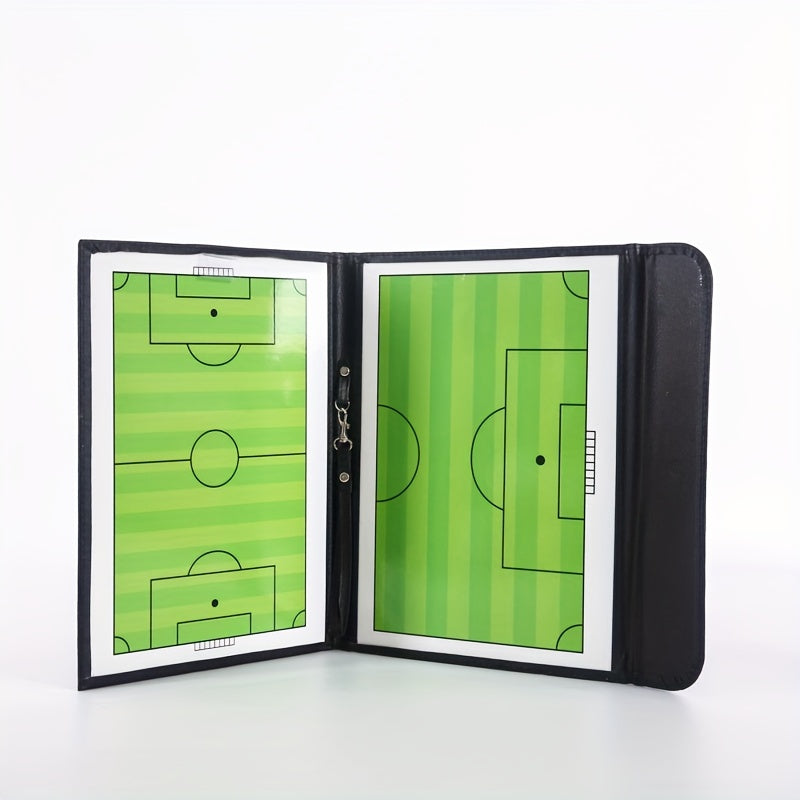 Magnetic Coach Board w/ Pen Soccer Clipboard Zipper Football Tactical Board