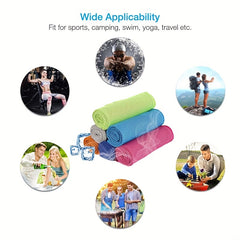 Quick Drying Sports Cooling Towel for Outdoor Gym Training Running Sports