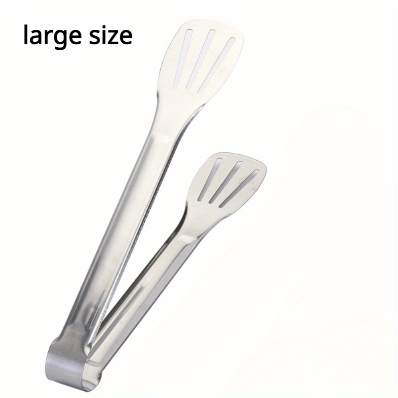 Stainless Steel Food Tongs for BBQ Steak Outdoor Buffet