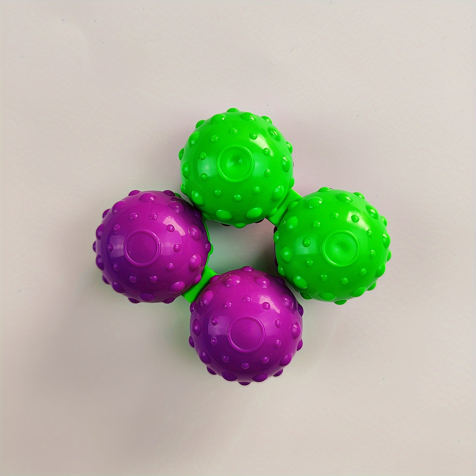 Green and Purple Fidget Spinner Decompression Toy