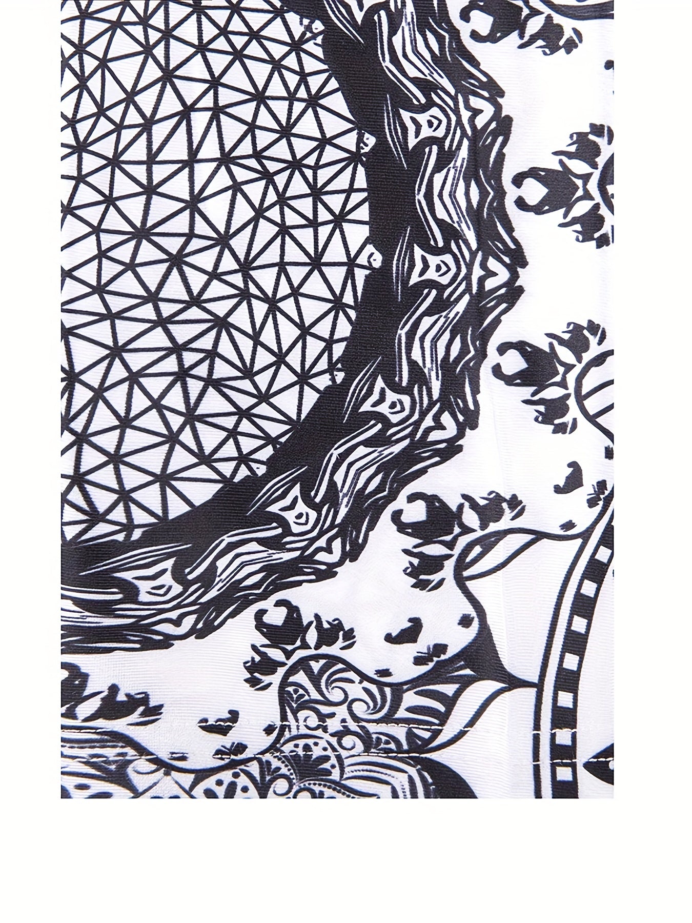 Tribal Pattern Printed Leggings for Women