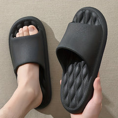 Men's Lightweight Non Slip Slides Open Toe Quick Dry Slippers