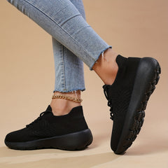 Breathable Lightweight Woven Shoes Non Slip Running Sneakers
