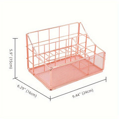 Vintage Iron Office Supplies Storage Box File Storage Rack Desktop Stationery