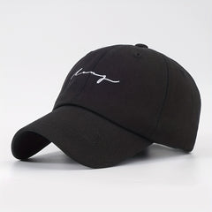 Solid Cotton Dad Hats Embroidered Baseball Cap Lightweight Adjustable Sun
