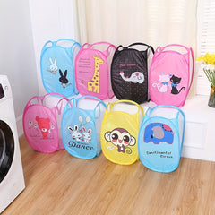 Foldable Portable Storage Basket for Kids Toy Bedroom Living Room