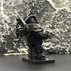 Power Suit Mech Brothers Club Building Model Figure