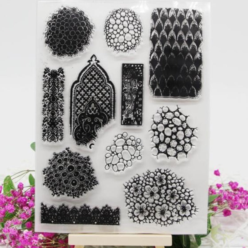 Transparent Silicone Stamp for Elegant Crafts