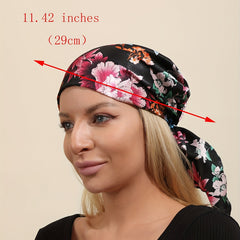 Floral Printed Pirate Hat Women's Hair Cap Turban Strap Headscarf