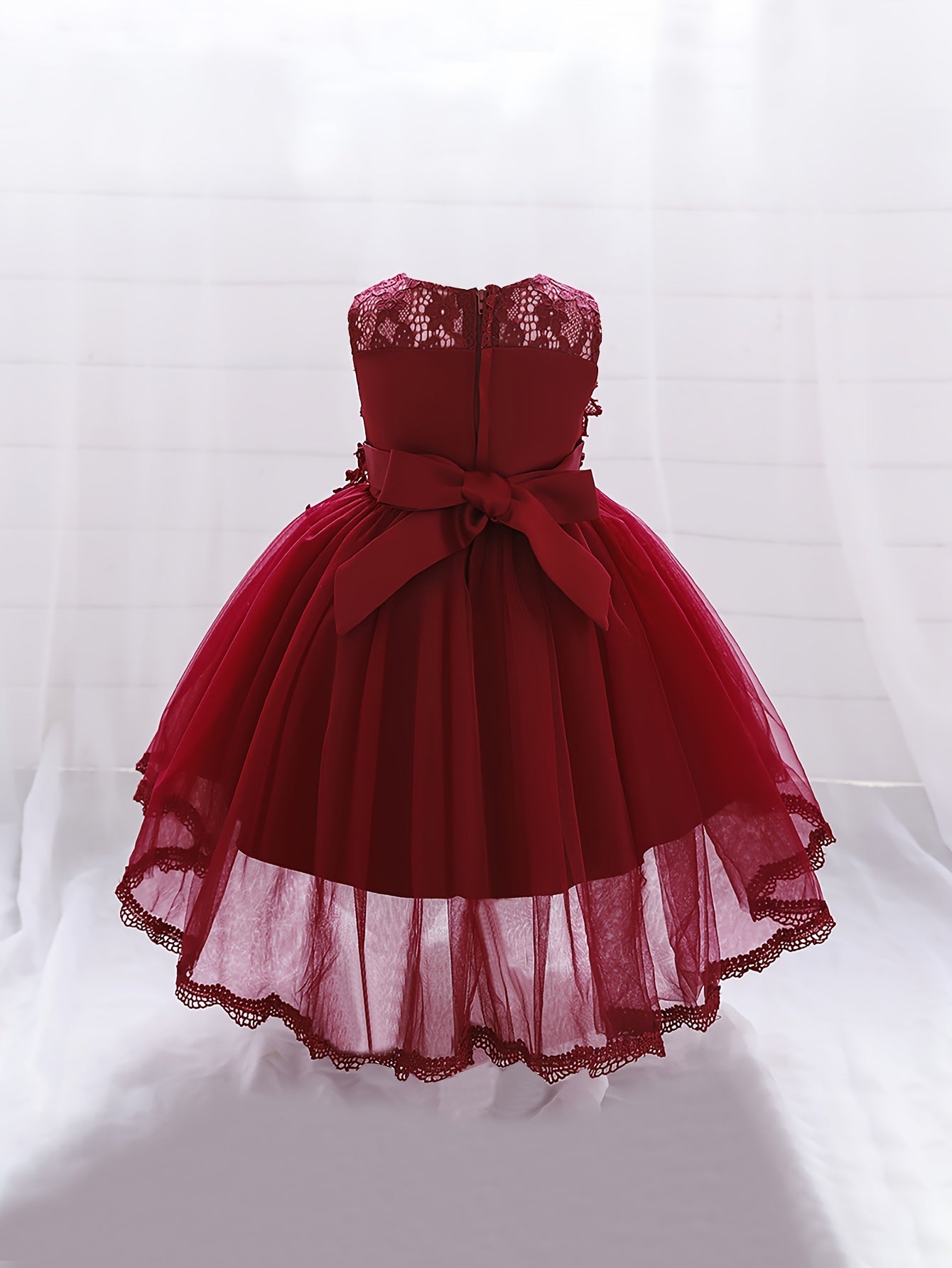 Floral Decors Girls Birthday Party Princess Dress