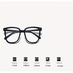 Anti Light Glasses Oval Bare Frame Large Frame Thin Frame Glasses Frame Male