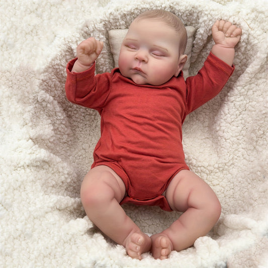 Realistic Reborn Baby Doll 45 Fantasy Doll with Hand Painted Skin Texture