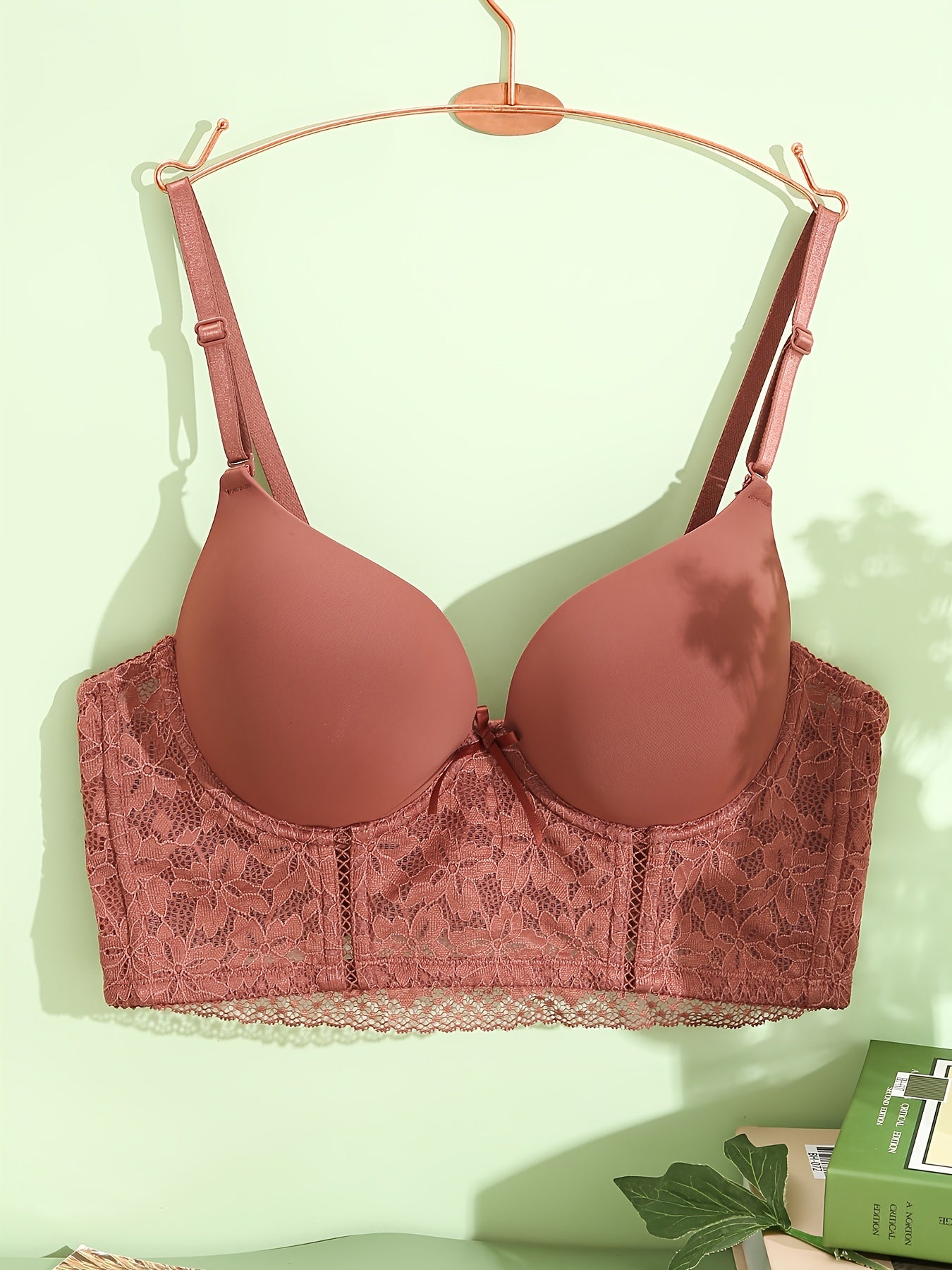 Lace Push Up Bra Comfortable & Stylish Bow Tie Women's Lingerie