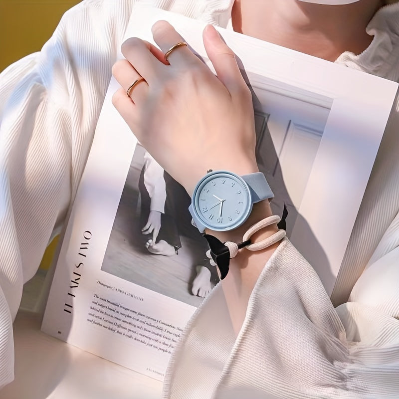 Kids Colorful Watch Plastic Wristwatch Gift