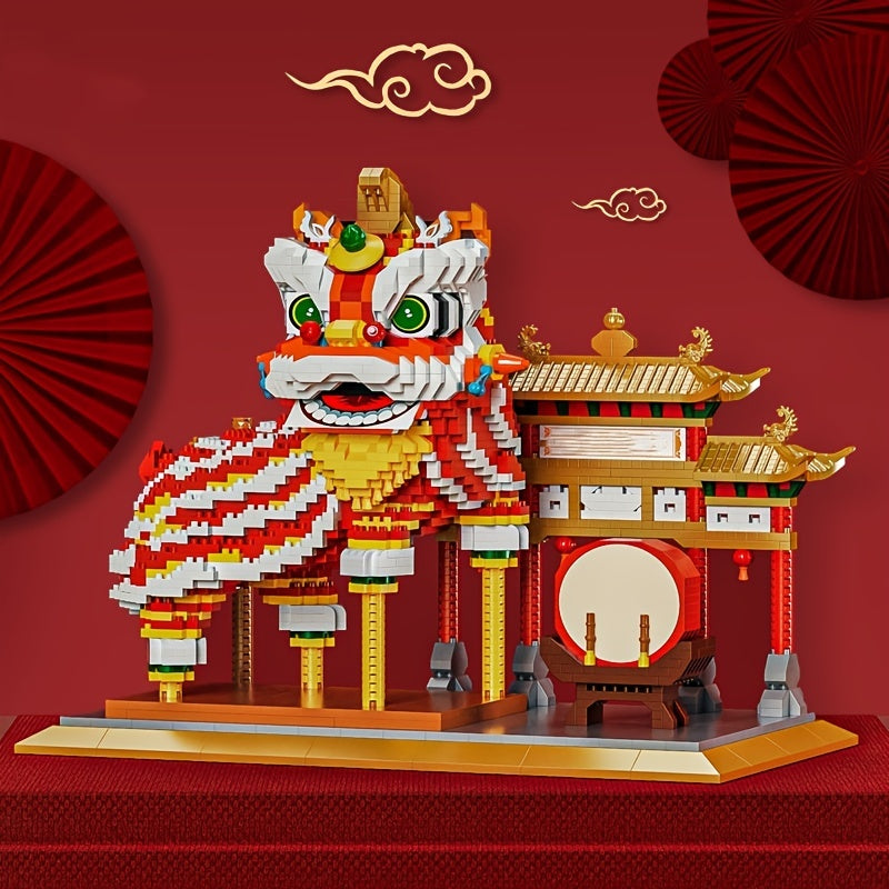 Lion Building Blocks Educational Toy