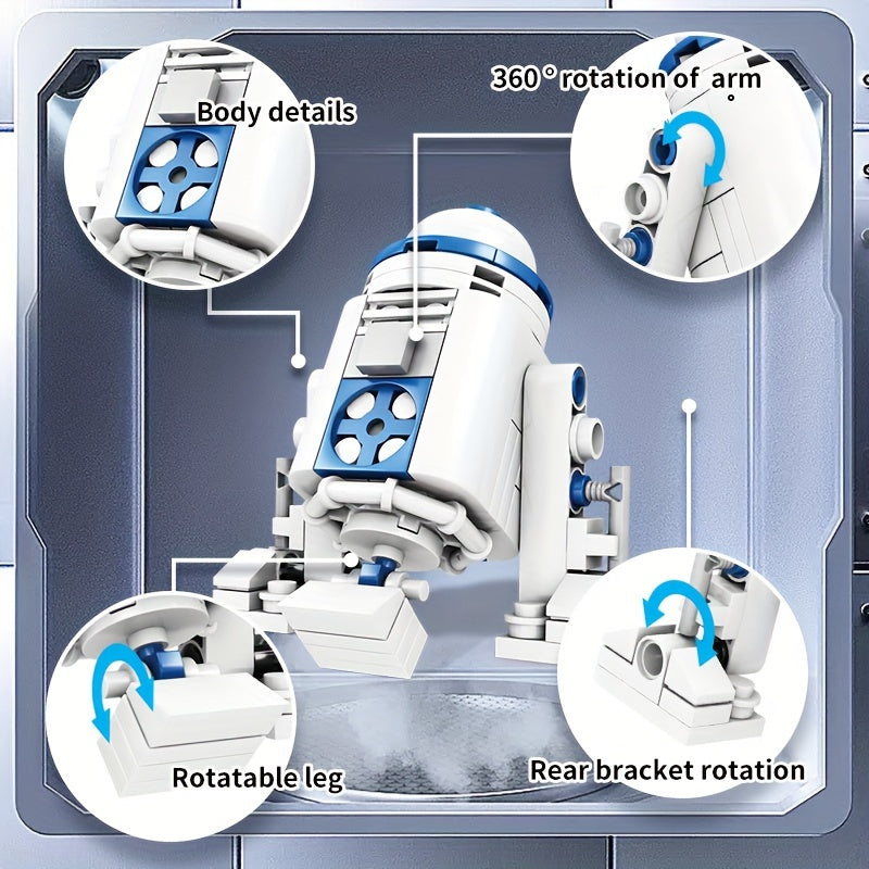 Building Blocks Set R2 Robot Toy Gift for Adults Thanksgiving Christmas Gift