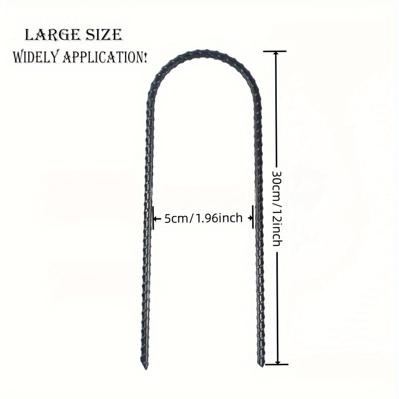 Trampoline Ground Nail Fixing Pile U-shaped Coated Steel Reinforcement