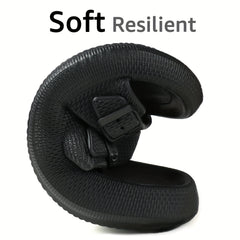 Men's Adjustable Strap Slip On Slides Casual Walking Slippers