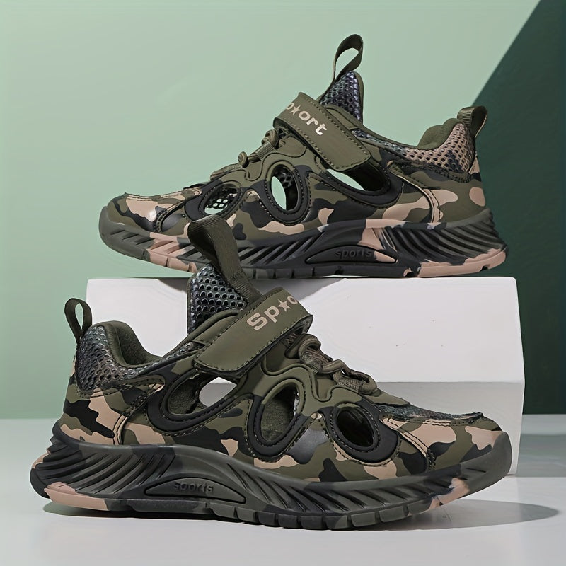 Boys Camo Breathable Sandals Anti-Skid Shoes