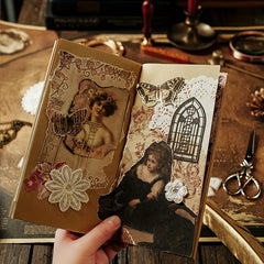30pcs Paper Baroque Classic Shading Collage Material Handcraft DIY Decor