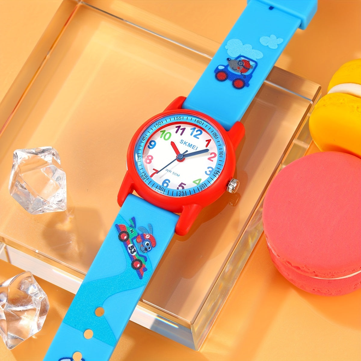 Kids' Waterproof Cartoon Quartz Watch