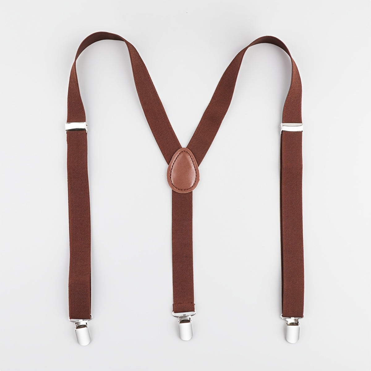 Adjustable 1" Wide Y Shape Suspenders for Men