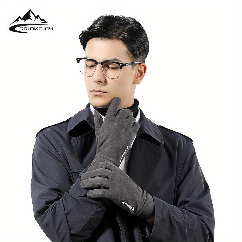 Cycling Windproof Warm Gloves Non-slip Touchable Thickened