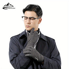 Cycling Windproof Warm Gloves Non-slip Touchable Thickened