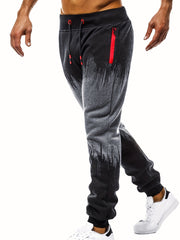 Breathable Gradient Joggers for Men Active Stretchy Sweatpants Summer