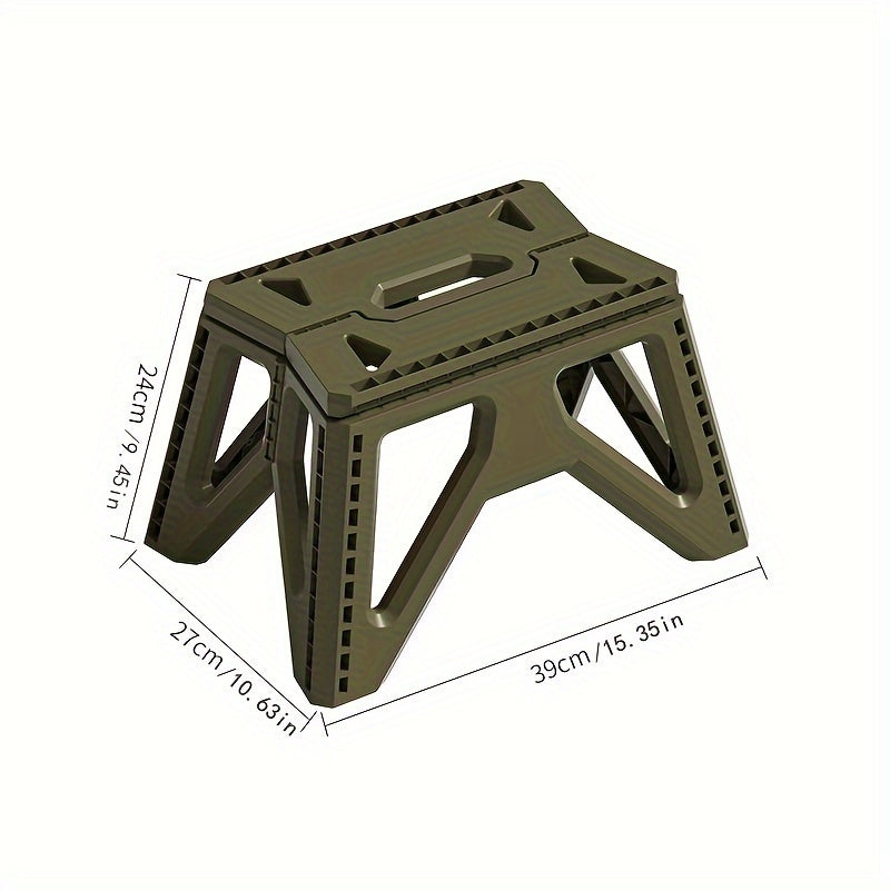 Portable Plastic Small Stool Durable Folding Stool for Camping Fishing