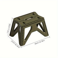 Portable Plastic Small Stool Durable Folding Stool for Camping Fishing